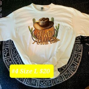 Howdy Pumpkin Tshirt